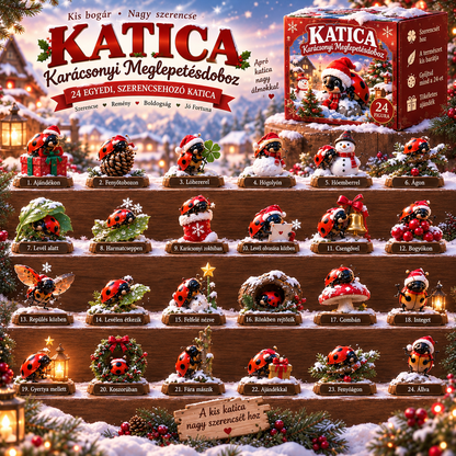 🎄2🎁Karácsonyi meglepetésdoboz – Szerencsés kollekció sorozat, 24 különböző pózzal