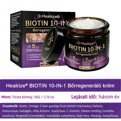 Magyarországon gyártva és szállítva ✨Healrize® Biotin 10 az 1-ben Bőrmegújító Krém 🥑