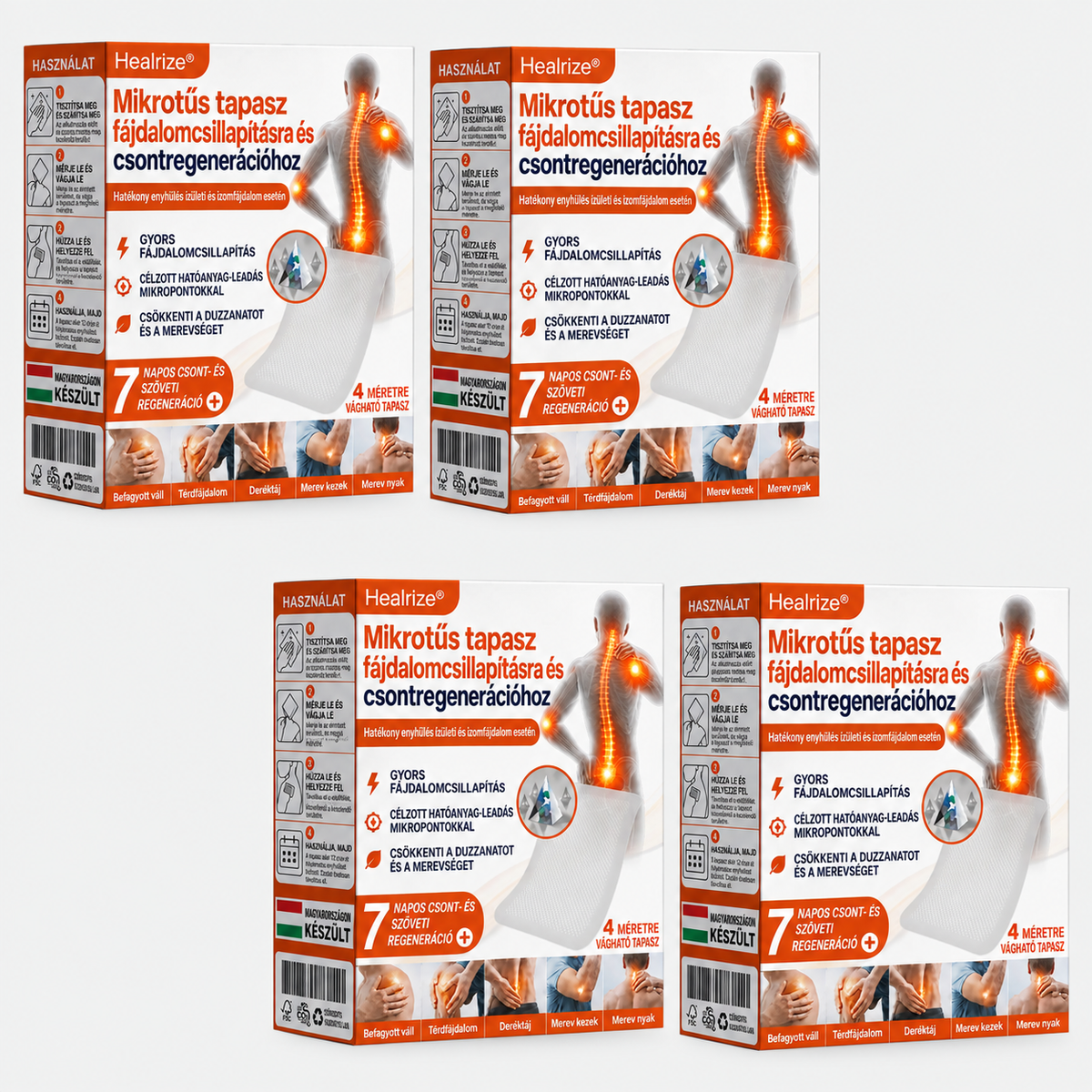 🌍✅ Hivatalos magyar áruház: Healrize® mikrotűs fájdalomcsillapító tapasz 🧑‍⚕️