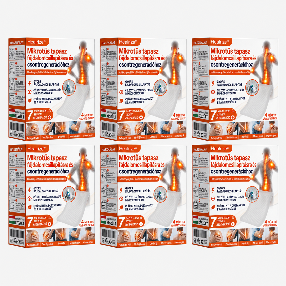 🌍✅ Hivatalos magyar áruház: Healrize® mikrotűs fájdalomcsillapító tapasz 🧑‍⚕️
