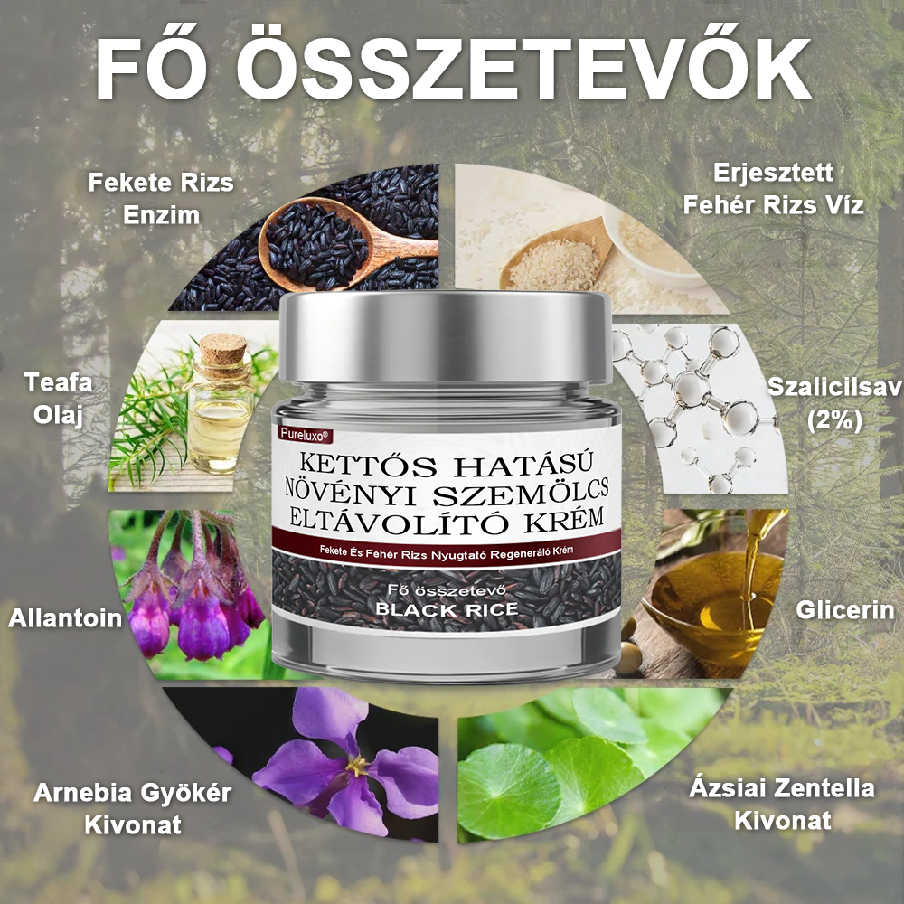 ✅ Healrize® Fekete Rizses Bőrregeneráló Krém 👨‍⚕️ (Szemölcsök, bőrkinövések, foltok és hiperpigmentáció kezelésére)✅✅✅✅