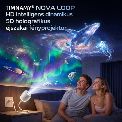 TIMNAMY® KÖVETKEZŐ GENERÁCIÓS OKOS PROJEKCIÓ HD Okos Dinamikus 5D Holografikus Éjszakai Fény Projektor  🌟🌟1