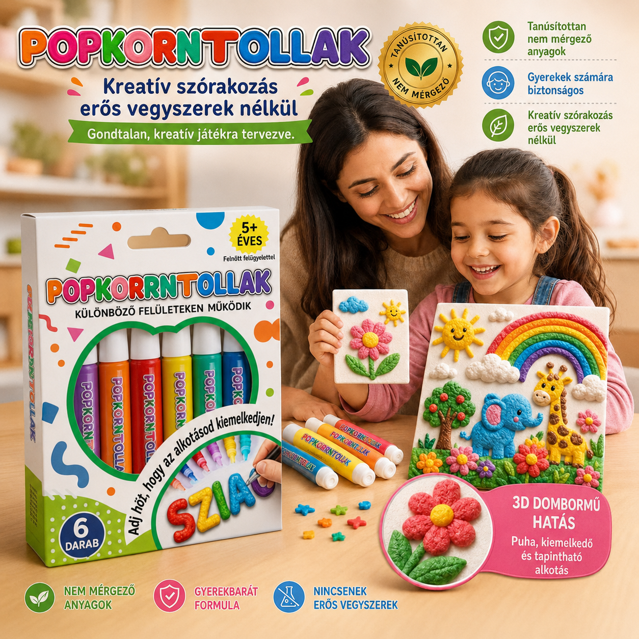 Spóroljon 50%-ot, ha még ma rendel 丨Healrize® 3D Relief Art Pen – Változtassa lapos rajzait megérinthető 3D művészetté🎁