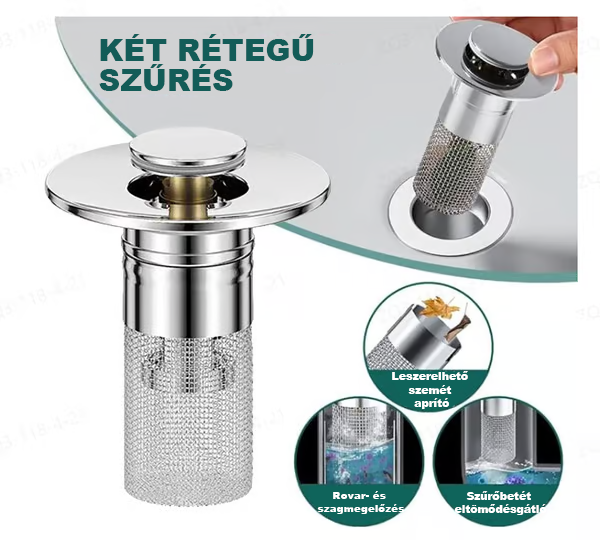 🔥 Utolsó nap akció: 49% KEDVEZMÉNY 🔥Felnyíló Mosdó Lefolyószűrő🛀 Eltávolítja a kellemetlen szagokat és megakadályozza a dugulást