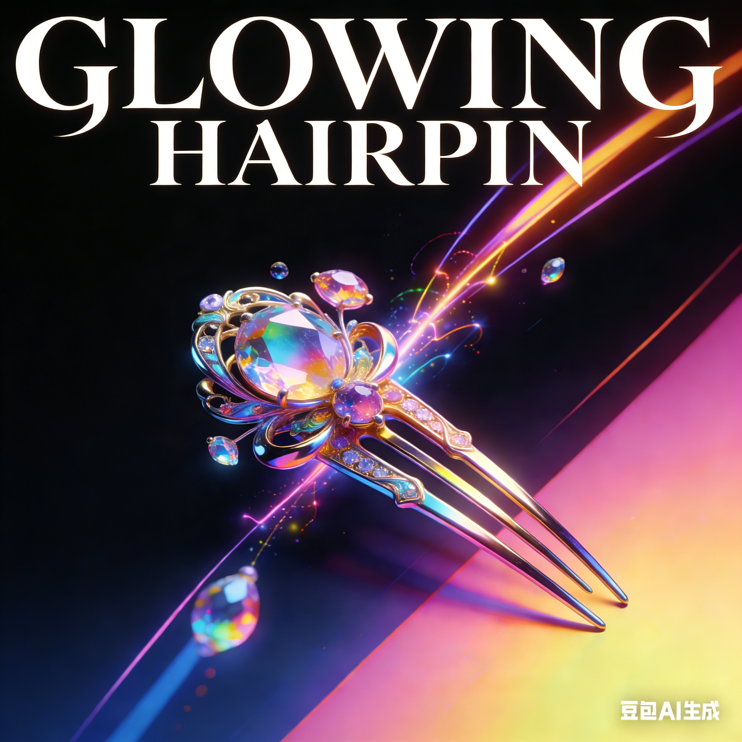 “Nebula Prism: The One-of-a-Kind Cyber-Dream Hairpin”