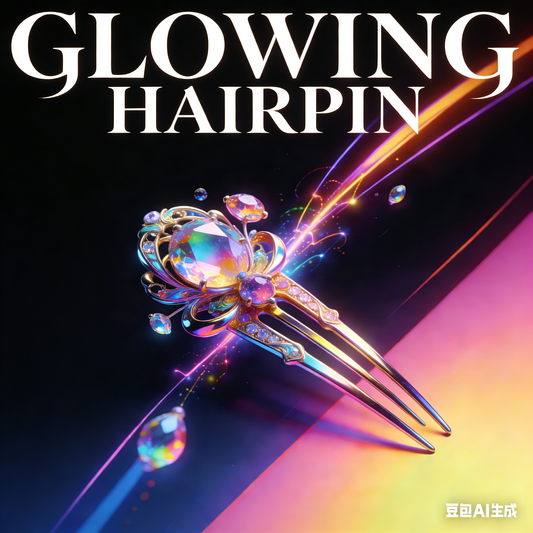 “Nebula Prism: The One-of-a-Kind Cyber-Dream Hairpin”