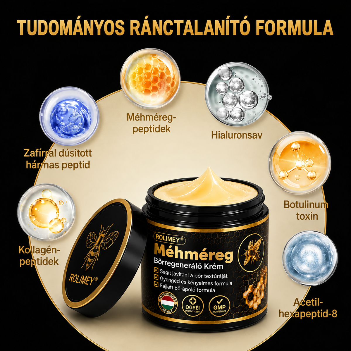 Rolimey® Méhmérges Bőrápoló Krém👩‍⚕️2🌲