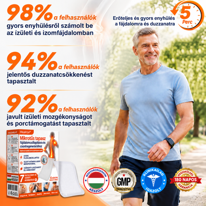 🌍✅ Hivatalos magyar áruház: Healrize® mikrotűs fájdalomcsillapító tapasz 🧑‍⚕️