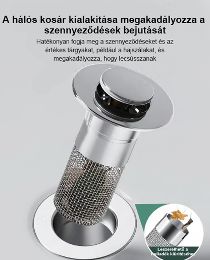 🔥 Utolsó nap akció: 49% KEDVEZMÉNY 🔥Felnyíló Mosdó Lefolyószűrő🛀 Eltávolítja a kellemetlen szagokat és megakadályozza a dugulást