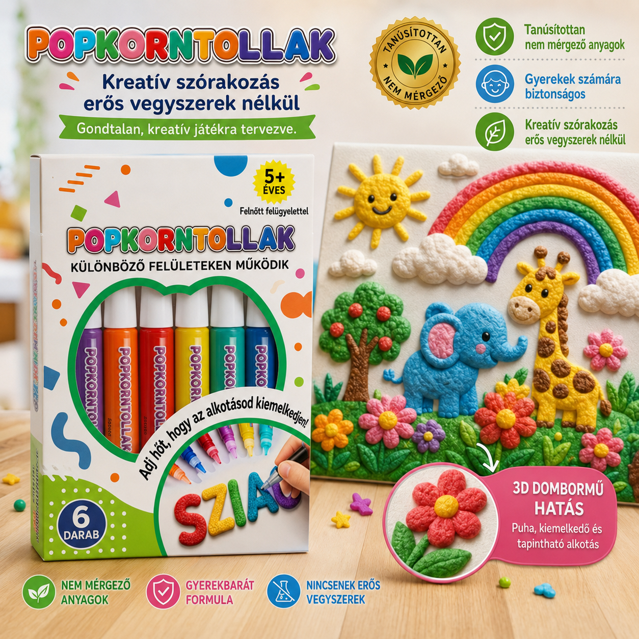 Spóroljon 50%-ot, ha még ma rendel 丨Healrize® 3D Relief Art Pen – Változtassa lapos rajzait megérinthető 3D művészetté🎁