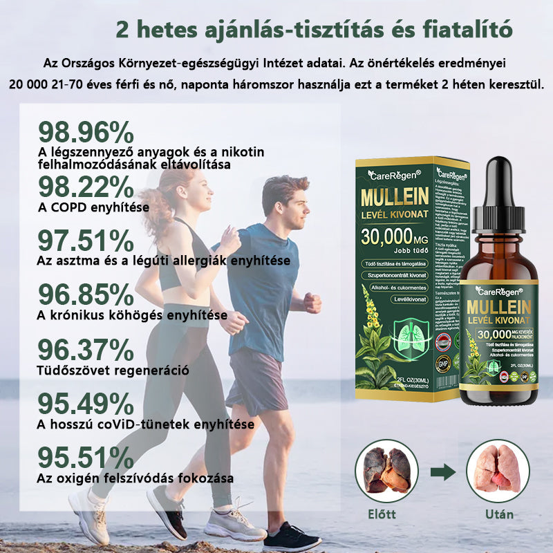 Hivatalos Bolt: CareRegen® Organikus Tüdőtisztító Ezüstlevelű Növény Kivonat Cseppek 🎖️ Klinikai vizsgálatokkal alátámasztott, magas koncentrációjú formula, amely enyhíti a köhögést, a nyákot, az asztmát és a COPD-t — könnyebb és gyorsabb légzés. 🎖️