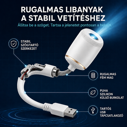 TIMNAMY® KÖVETKEZŐ GENERÁCIÓS OKOS PROJEKCIÓ HD Okos Dinamikus 5D Holografikus Éjszakai Fény Projektor  🌟🌟1