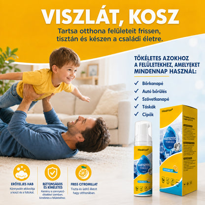 Healrize® 4 az 1-ben multienzimes habtisztító | Mélytisztító hab autóbelsőhöz, kanapéhoz, konyhához és fürdőszobához🐔🐶1