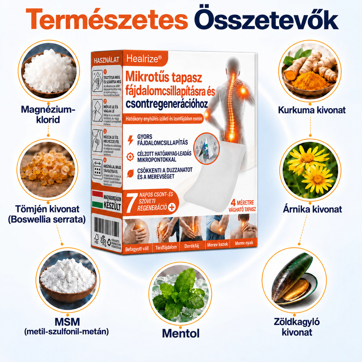 🌍✅ Hivatalos magyar áruház: Healrize® mikrotűs fájdalomcsillapító tapasz 🧑‍⚕️