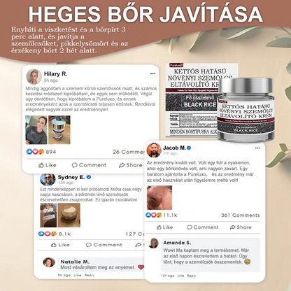 ✅ Healrize® Fekete Rizses Bőrregeneráló Krém 👨‍⚕️ (Szemölcsök, bőrkinövések, foltok és hiperpigmentáció kezelésére)✅✅✅✅