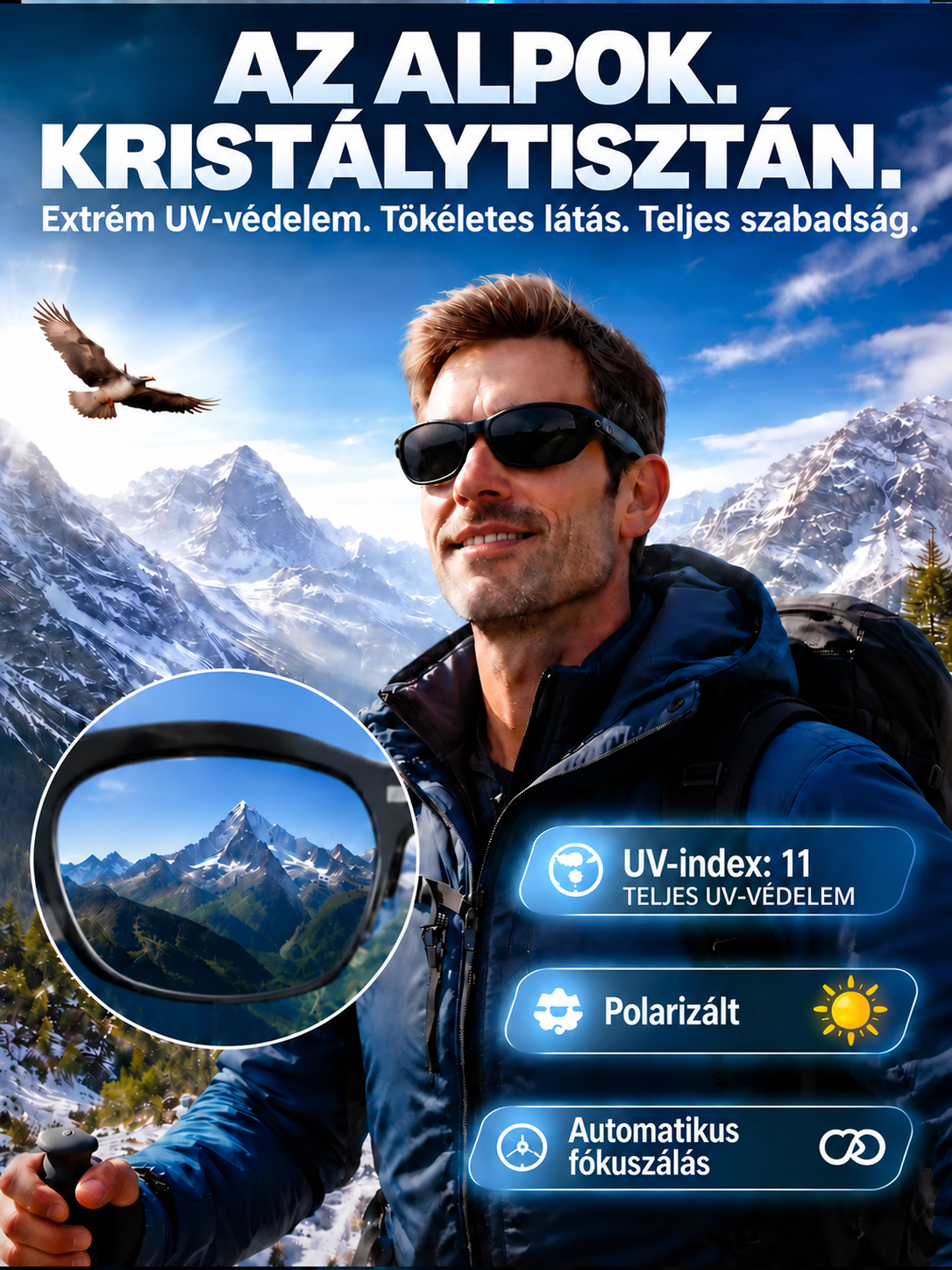 💗Okosszemüvegek zoommal,📶👓 fotokromatikus lencsékkel és valós idejű mesterséges intelligencia általi fordítási képességekkel💗