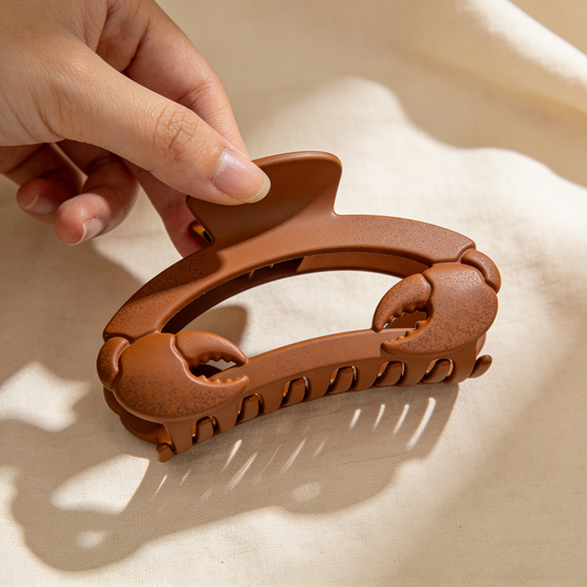 Luxury Korean Style Matte Large Hair Claws | Women's Simple Non-Slip Crab Clips Daily Hair Accessories