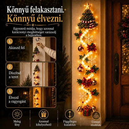 👼2 UTOLSÓ NAP! 70% kedvezmény –  🎁MerryCascade™ világító karácsonyi dísz | 6 ünnepi motívum