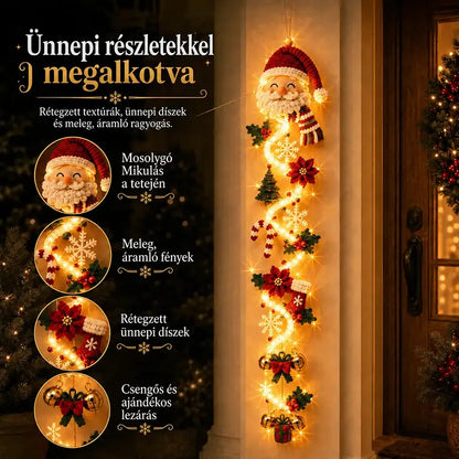 👼2 UTOLSÓ NAP! 70% kedvezmény –  🎁MerryCascade™ világító karácsonyi dísz | 6 ünnepi motívum