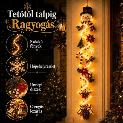 👼2 UTOLSÓ NAP! 70% kedvezmény –  🎁MerryCascade™ világító karácsonyi dísz | 6 ünnepi motívum