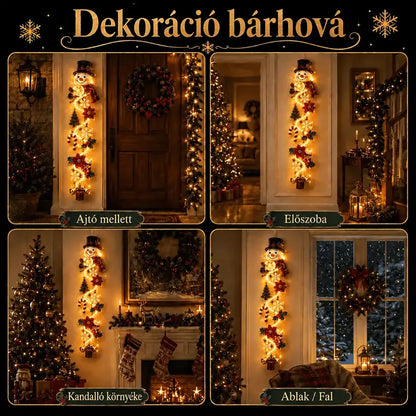 👼2 UTOLSÓ NAP! 70% kedvezmény –  🎁MerryCascade™ világító karácsonyi dísz | 6 ünnepi motívum